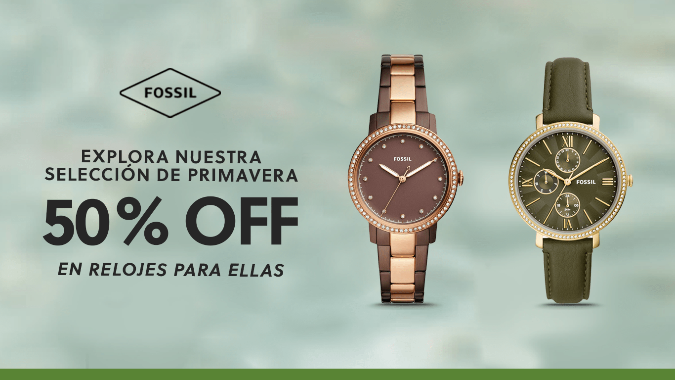 Consigue 50% OFF en relojes para mujer.