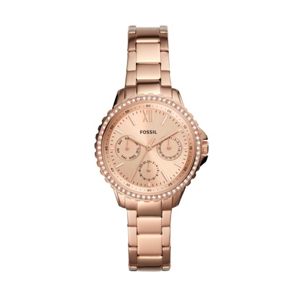 Reloj multifunción Izzy de acero inoxidable
