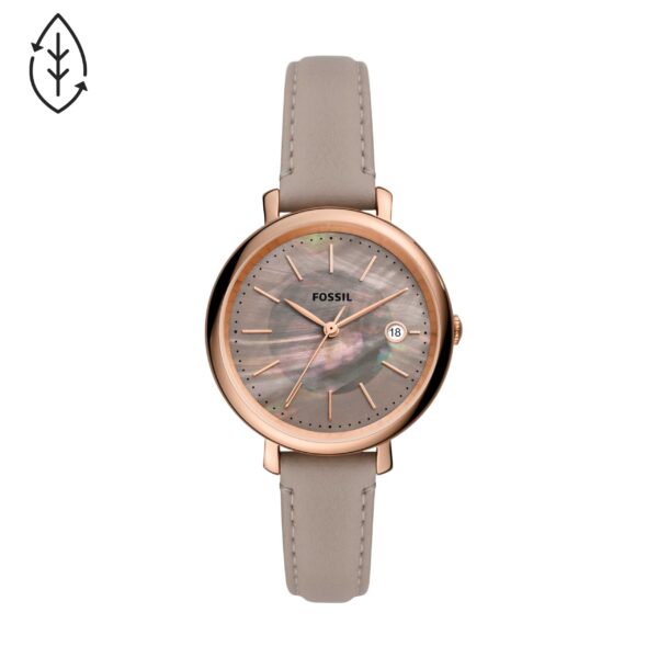 Reloj solar Jacqueline de Cuero LiteHide™