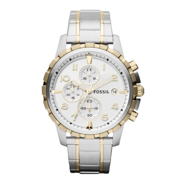 Reloj cronógrafo Dean de acero inoxidable