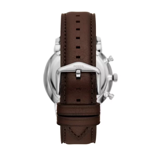 Reloj Fossil Set Neutra de cuero marrón con cronógrafo