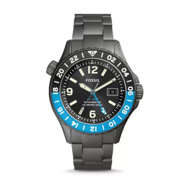 Reloj FB-GMT Titanio con hora dual de edición limitada