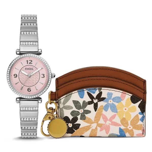 Reloj Set Carlie con tarjetero