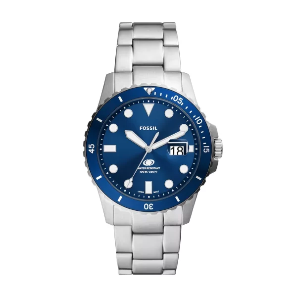 Reloj Fossil Blue Dive de acero inoxidable